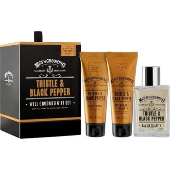 Kosmetická sada Scottish Fine Soaps Thistle and Black Pepper dárková sada