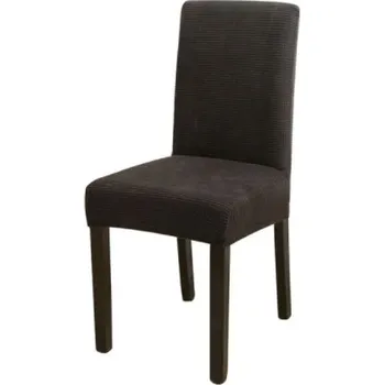 Potah na židli Masivní žakárové potahy na židle Barva: Černá