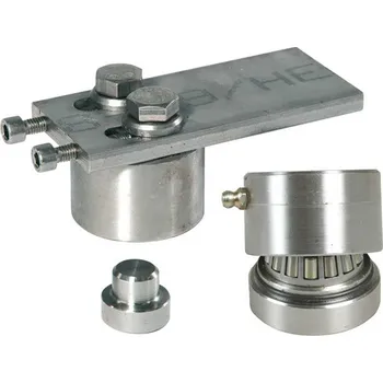 Pohon brány IBFM Pant 948-9 INOX - horní a spodní nerezový pant s přírubou, průměr 70mm, pro brány do 1000kg