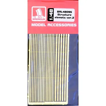 Plastikový model Brengun 1/48 Structure elements ver.2 (PE set)