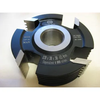 Fréza Tvarová fréza na kulaté tyčky 4 mm 120X38X30-R2 HOKINKA