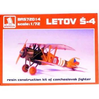Plastikový model Brengun 1/72 Letov S-4 (resin kit)