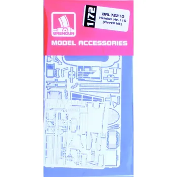 Plastikový model Brengun 1/72 He-115 - detail PE set (REV)