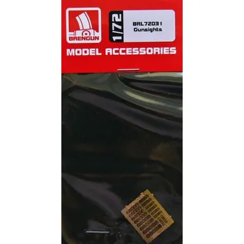 Plastikový model Brengun 1/72 Gunsights (PE set)