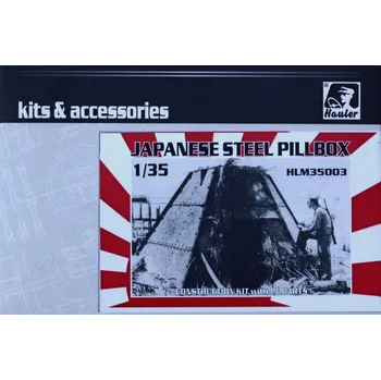 Plastikový model Hauler 1/35 Japanese Steel Pillbox (resin kit & PE)