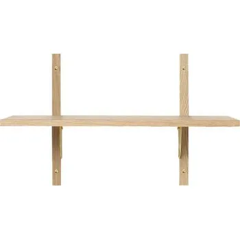 police Ferm Living Police Sector Shelf S/S, natural oak/brass