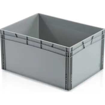 Přepravka na jídlo Plastová Euro přepravka 800x600x420 mm, plný úchyt + doprava zdarma