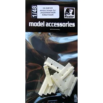 Plastikový model Hauler 1/48 Ammo boxes for Jagdpanther/KING TIGER