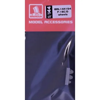 Plastikový model Brengun 1/144 F-16C/D - wheel set (resin)