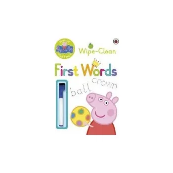 Cizojazyčná kniha Peppa Pig: Practise with Peppa: Wipe-Clean First Words - Peppa Pig