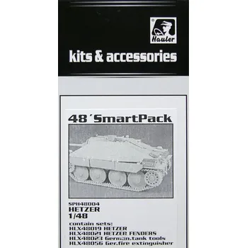 Plastikový model Hauler 1/48 HETZER SMARTPACK (19,21,23,56)