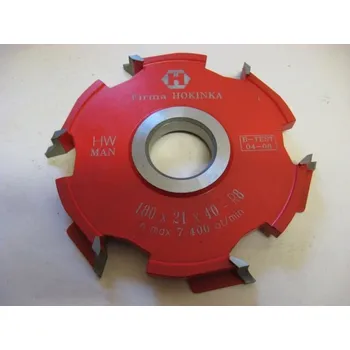 Fréza Levá čtvrtkruhová fréza vydutá 180X21X40-R8 6z HOKINKA