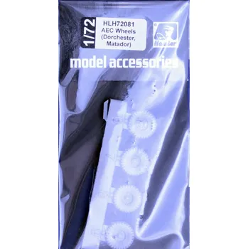 Plastikový model Hauler 1/72 AEC wheels set (Dorchester, Matador)