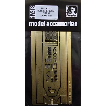 Plastikový model Hauler 1/48 Russian tank T-70M - PE set (MIKRO MIR)