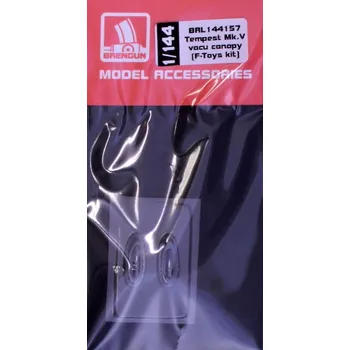 Plastikový model Brengun 1/144 Vacu Canopy Tempest Mk.V (F-TOYS)