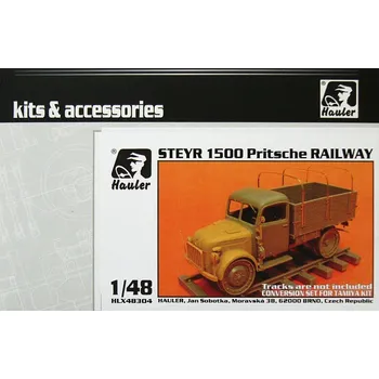 Plastikový model Hauler 1/48 Steyr 1500 Pritsche Railway (TAM)