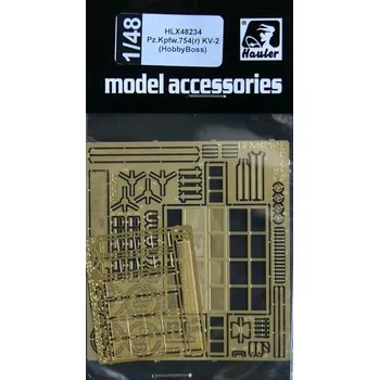 Plastikový model Hauler 1/48 Pz.Kpfw. 754 (r) KV-2 Conv.Set (HOBBYB)