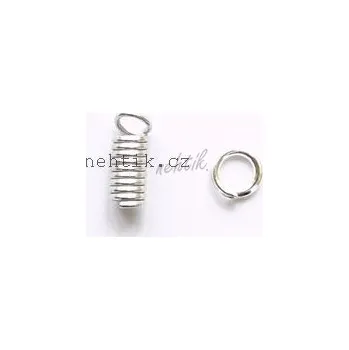 Nailee Piercing/přívěšek do nehtu stříbrná spirálka 1ks výprodej