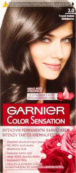 Barva na vlasy Garnier Color Sensitive 3.0 tmavě hnědá