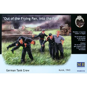 Plastikový model Master Box 1/35 German Tank Crew (Kursk, 1943)