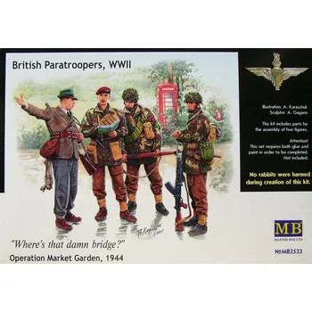 Plastikový model Master Box 1/35 British Paratroopers (1944) Kit No.1