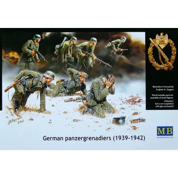 Plastikový model Master Box 1/35 German Panzergrenadiers (1939-1942)