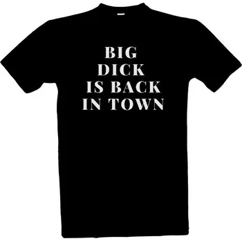 Pánská móda Tričko s potiskem Big Dick Is Back In Town pánské