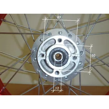 Kolo pro motocykl Sohoo Ráfek přední na pitbike, dirtbike - kolo 14´´ Typ1