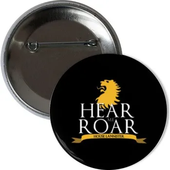 Odznáček s potiskem Lannister Placka