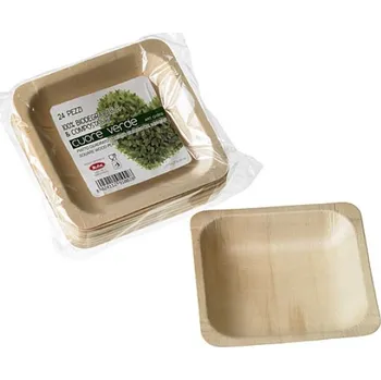 Talíř Leone Jednorázový talíř dřevěný, ekologický