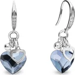 Náušnice modré se Swarovski Elements Bliss KWCMIX2808DB Denim Blue