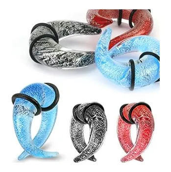 Piercing Šperky4U Roztahovák do ucha PYREX - EP01031-04B