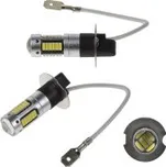 LED H3 bílá, 12-24V, 30LED/4014SMD SLEVA 2%