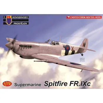 Plastikový model Kovozávody Prostějov Spitfire FR.IXc 1:72 KPM0176