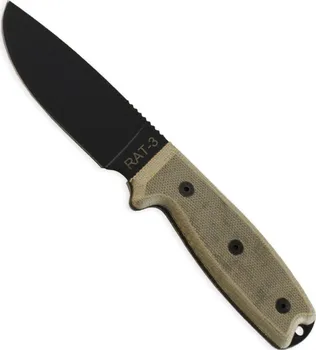 lovecký nůž Ontario Knife Company RAT 3 hladké ostří