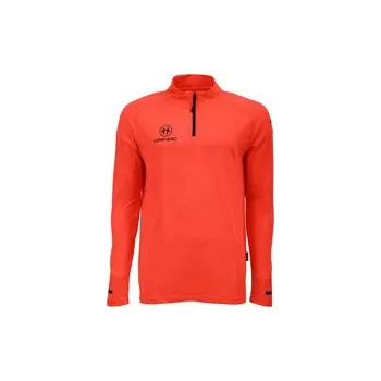 Pánské tričko Unihoc T-shirt TECHNIC longsleeve coral Tričko XS, neon red