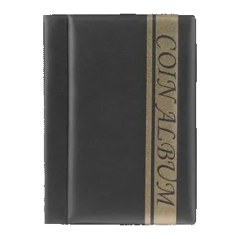 Album na mince 120 kusů - Černé