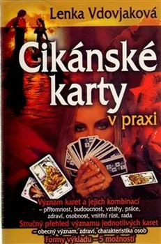Cikánské karty v praxi - Lenka Vdovjaková (2009, brožovaná) + 36 karet
