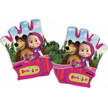 Cyklistické rukavice Prexim Cyklo rukavice Máša a Medvěd