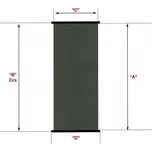 Solární kolektor SC 1,2 m x 4,0 m -- plocha 4,8 m2