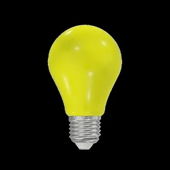 Žárovka LED žárovka A60 230-240V 1W COLOURMAX E27 ŽLUTÁ