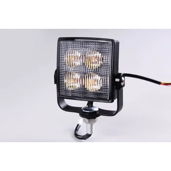 Maják světlo výstražné LED oranžové PREDATOR čtvercové 4*3W