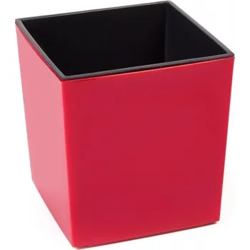 Květináč Plastový květináč Juka 300x300 mm, červený (119821 007 LA553 JUKA červená lesk 300x300 obal)