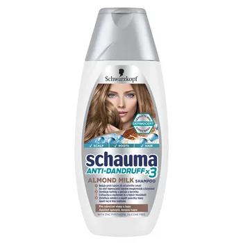 Šampon Schwarzkopf Schauma Anti-Dandruff X3 Almond Milk šampon 400 ml