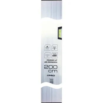 Vodováha JAD Stahovací lať 200 cm, 1 libela