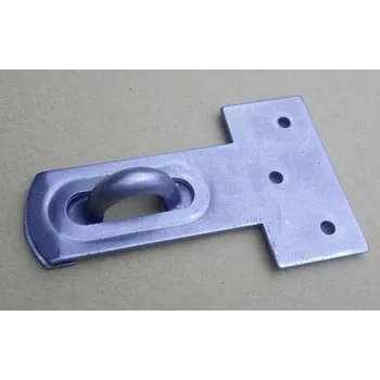 Dveřní kování Petlice komplet - 100 mm, Zn.