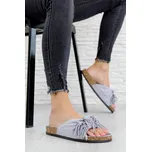 Ctogo Gogo Šedé nazouváky G-598-02G Velikost: 38