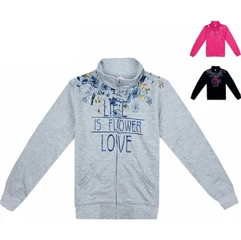 Dívčí mikina KUGO DÍVČÍ MIKINA "FLOWER LIFE" Barva: růžová, Velikost: 164