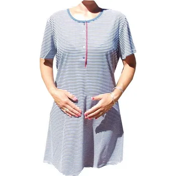 Dámské noční prádlo xcena Noční košile dámská modrá Velikost: XL