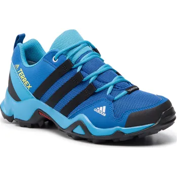 Dětská treková obuv Adidas Terrex AX2R Climaproof Blue Beauty/Core Black/Shock Yellow